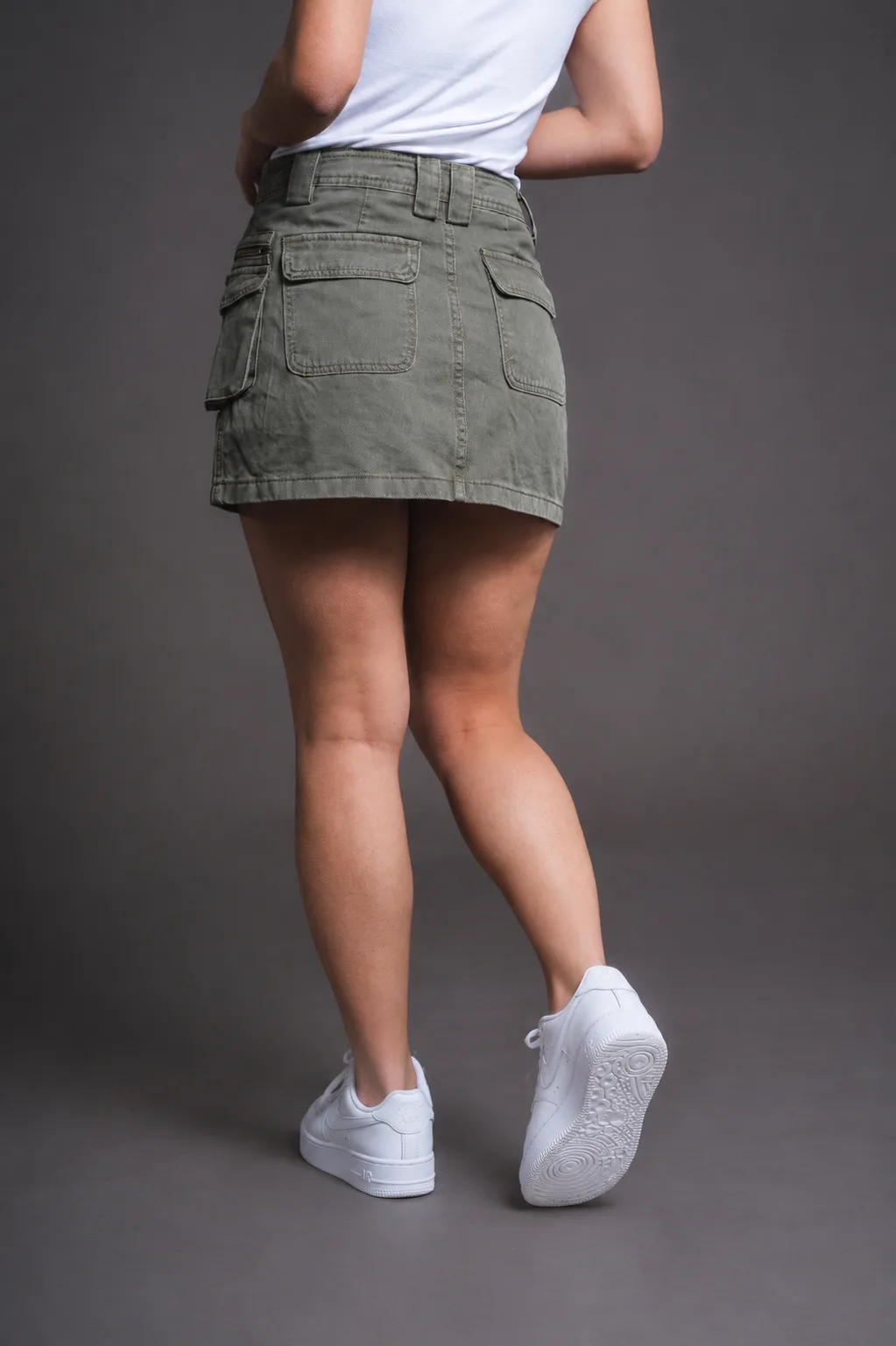 Pollera Short Grey - Imagen 7