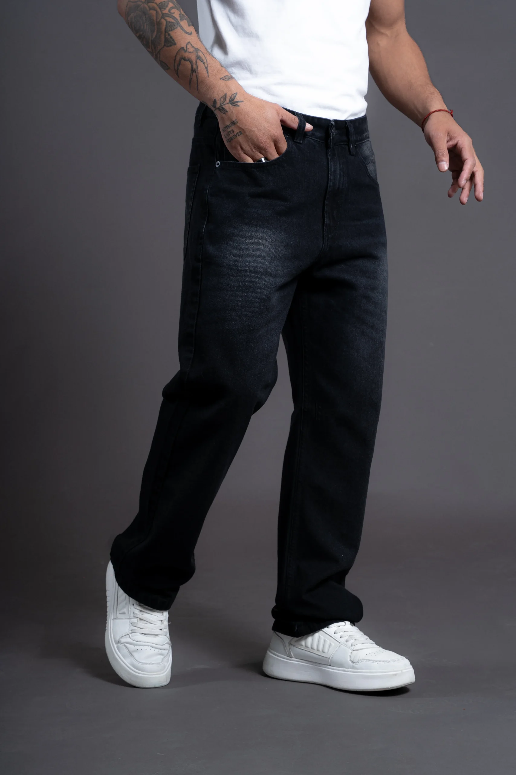 Jean Relaxed Shadow Black - Imagen 3