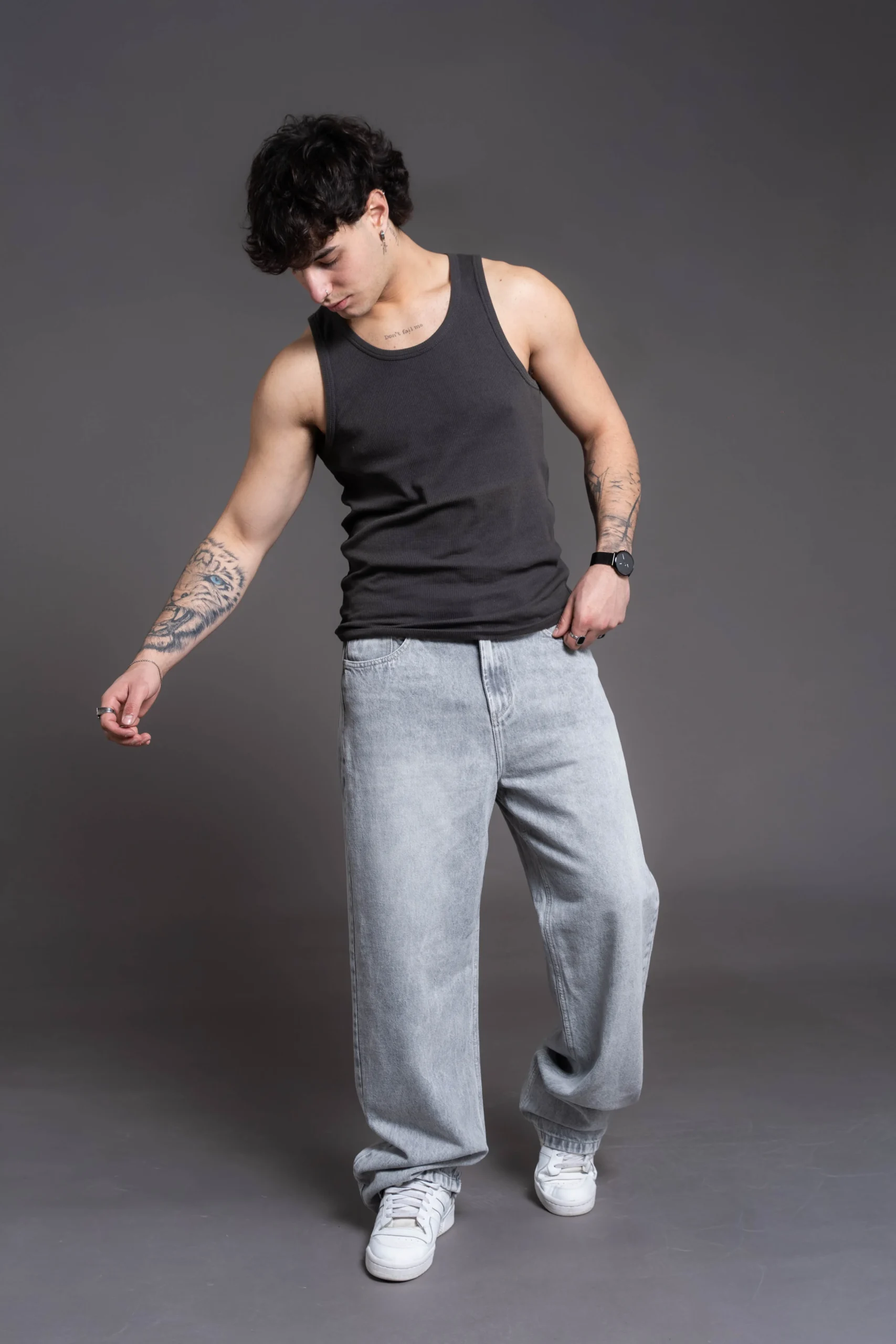 Baggy Grey Silver