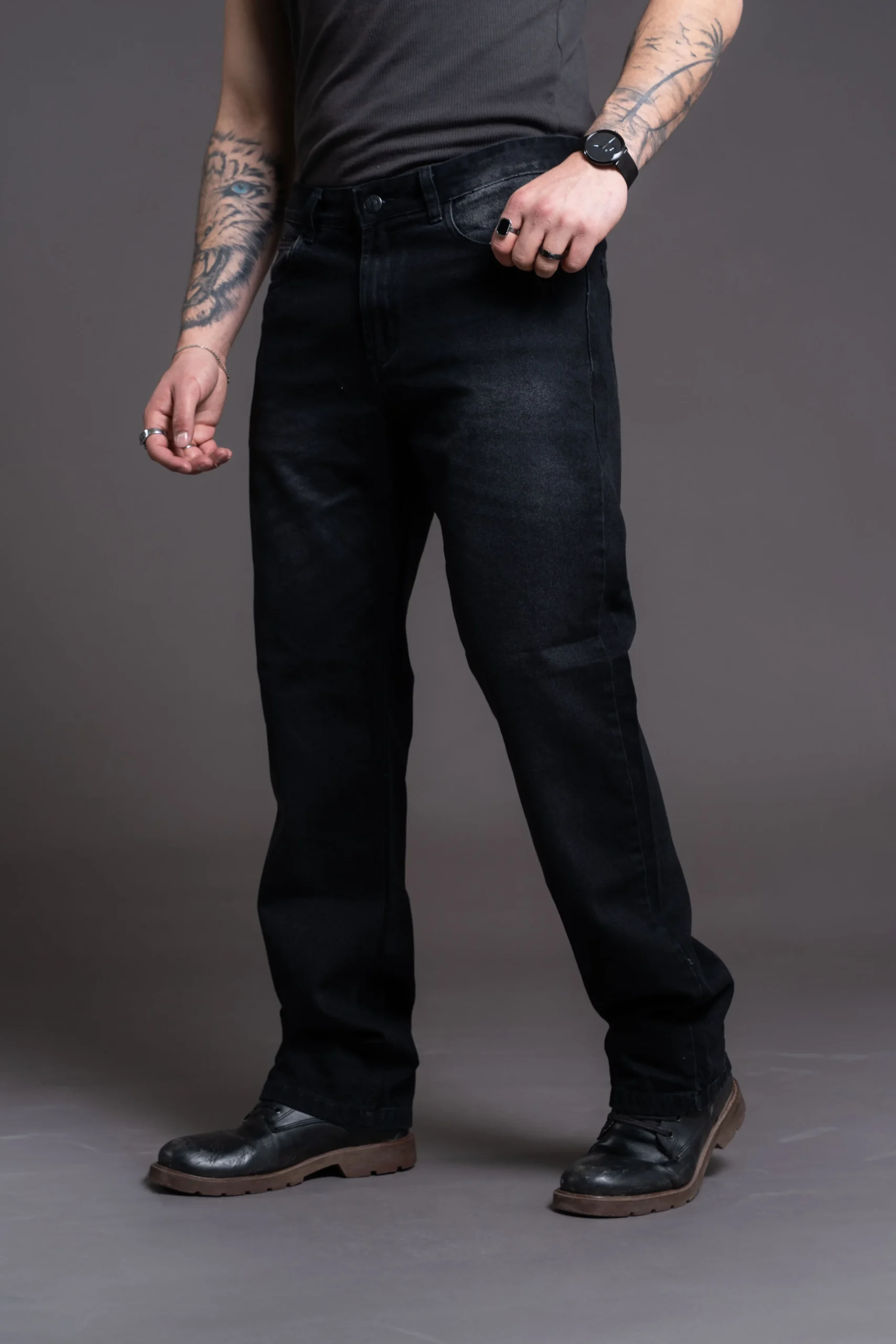 Jean Relaxed Shadow Black - Imagen 3