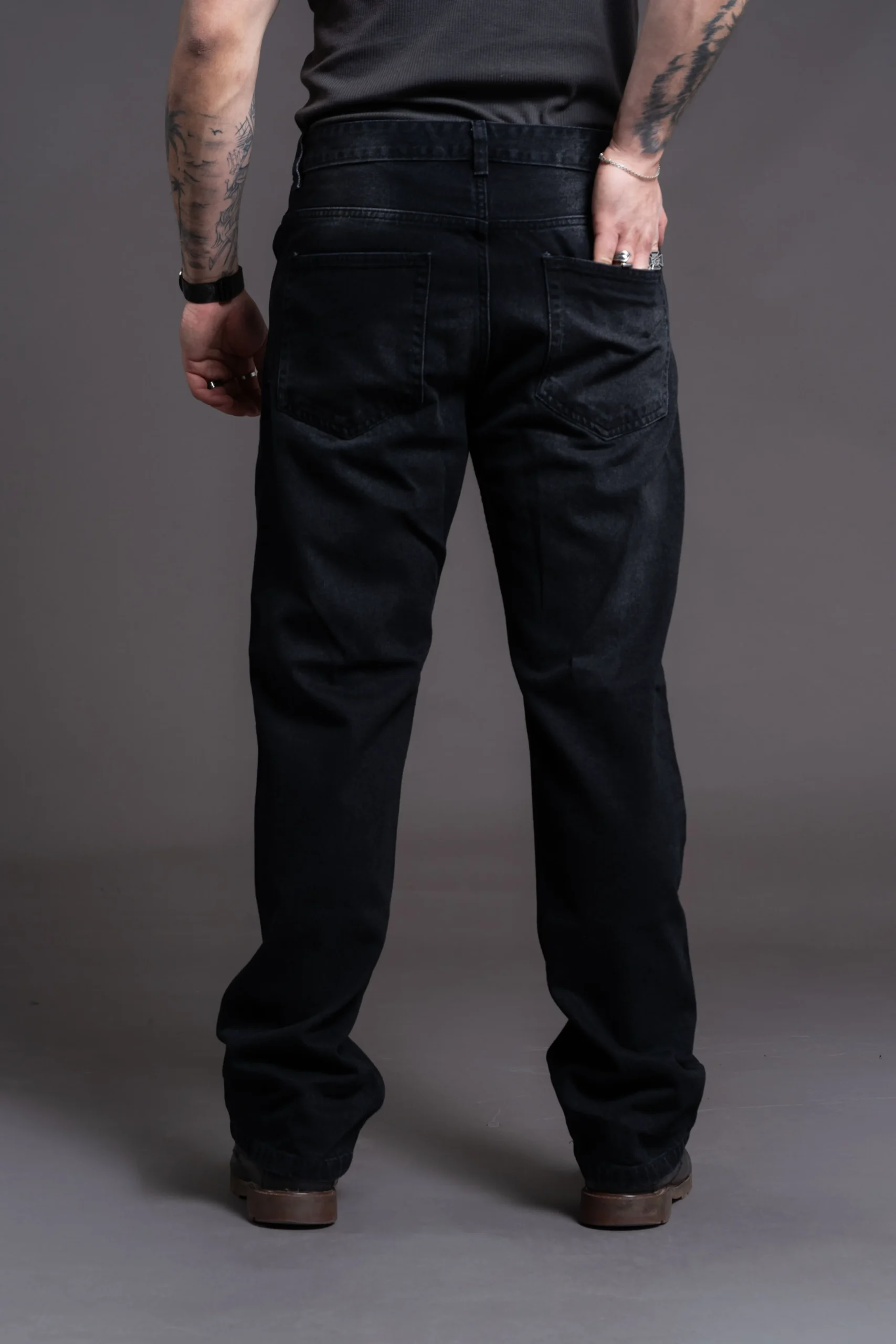 Jean Relaxed Shadow Black - Imagen 4