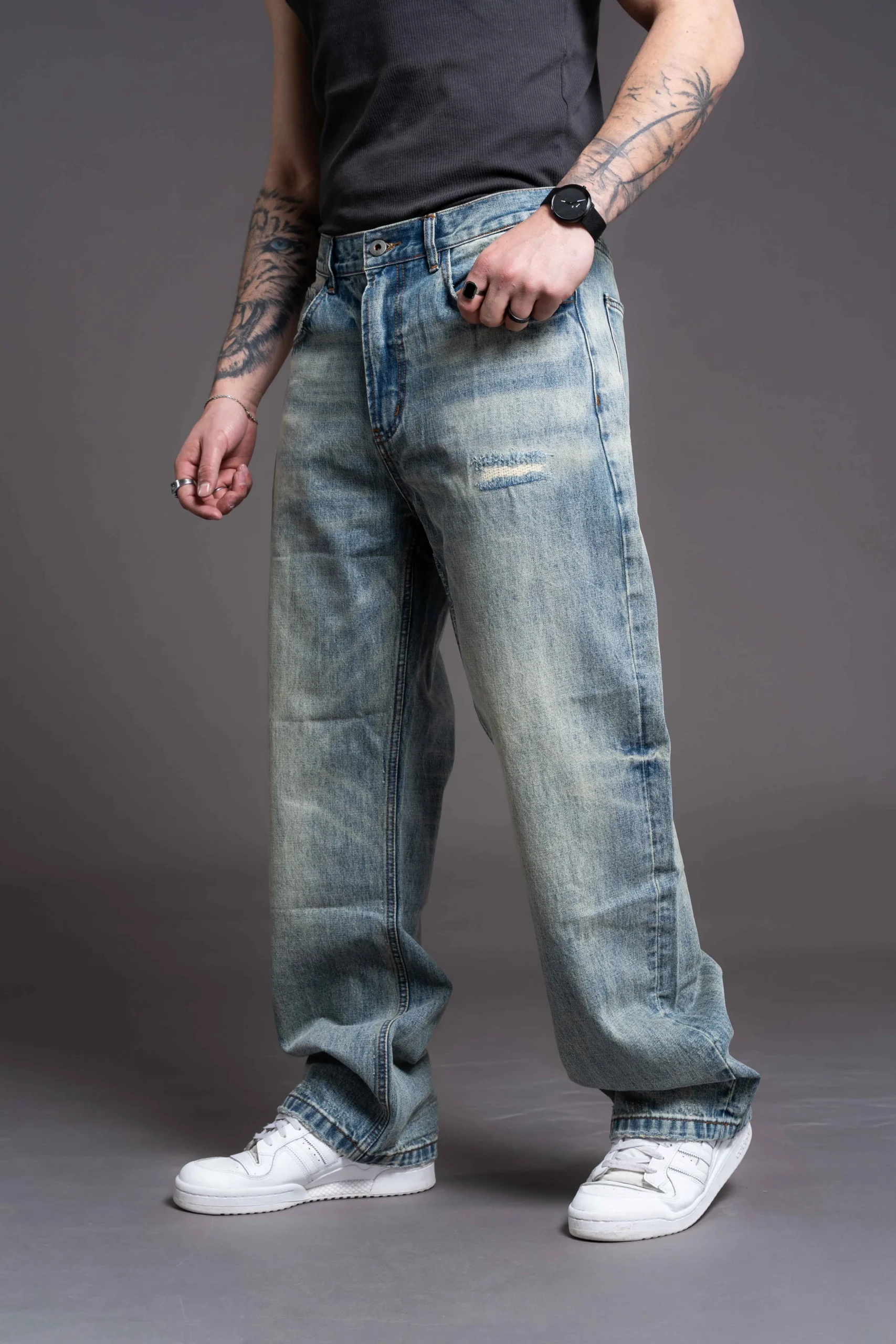 Jeans Relaxed Olived - Imagen 3
