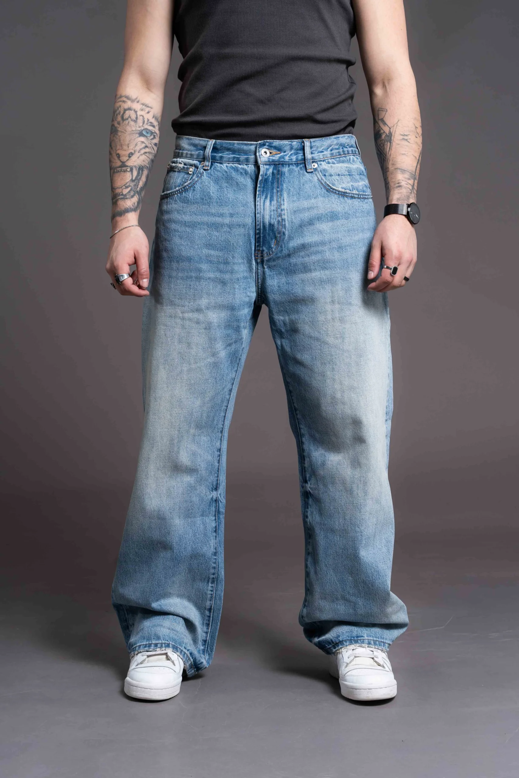 Alternative view of Baggy Vintage Blue