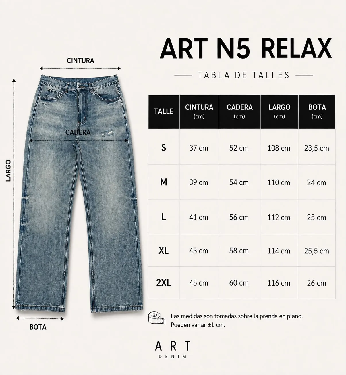 Jeans Relaxed Olived - Imagen 5
