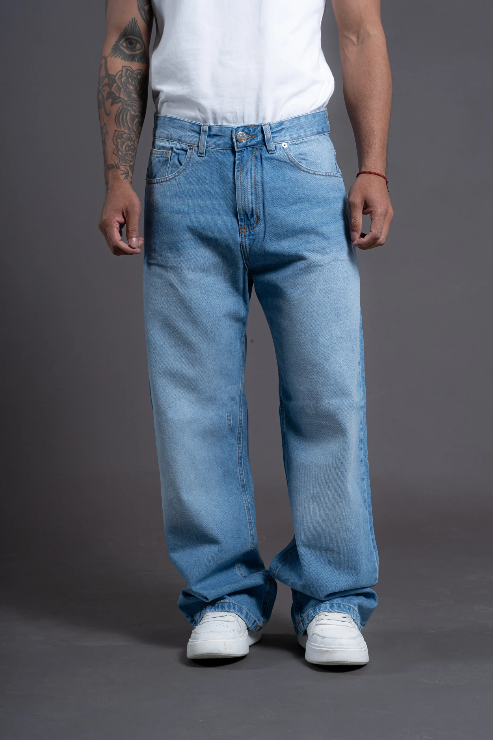 Alternative view of Jeans Baggy celeste